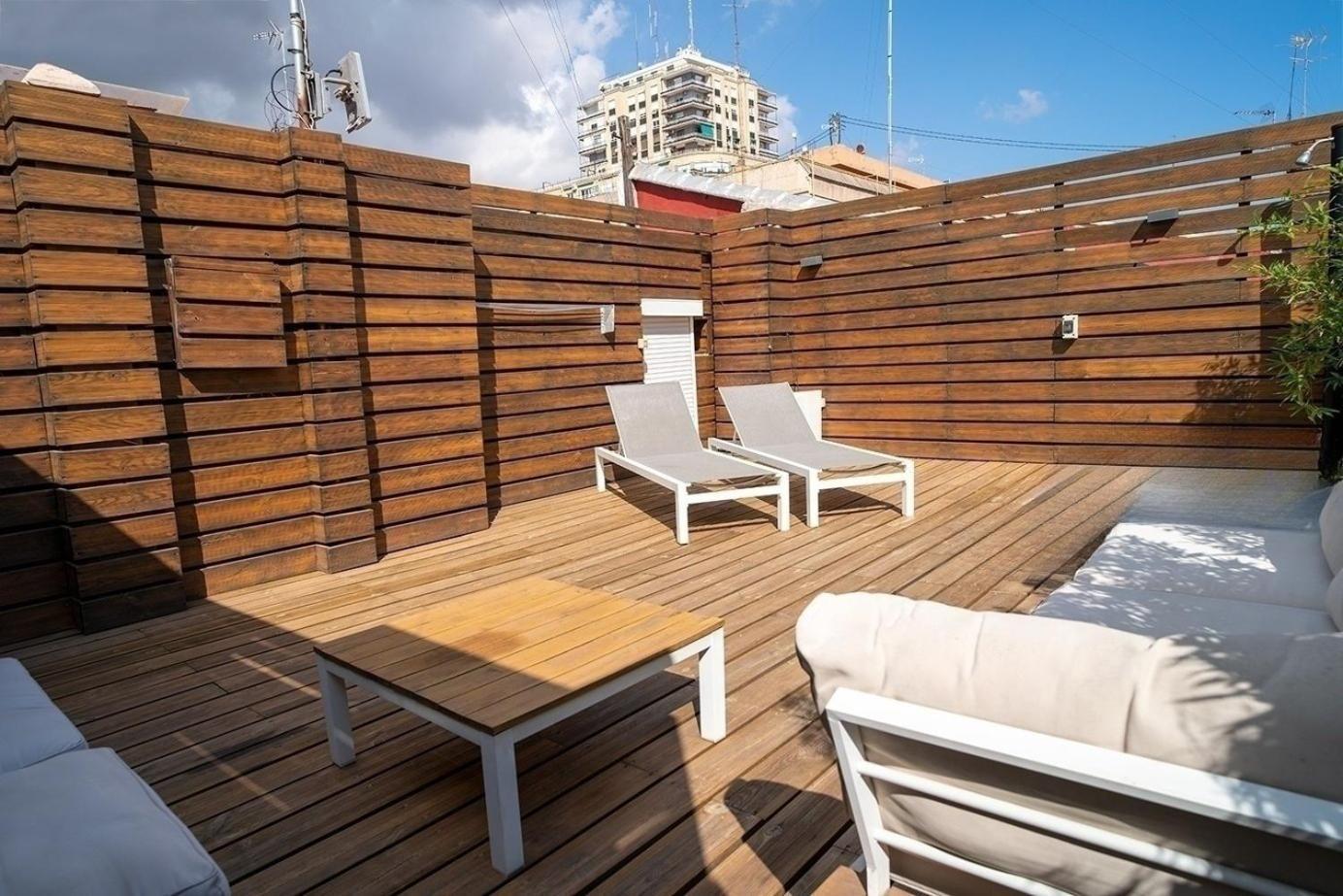 דירות ולנסיה Atico Con Terraza Y Jacuzzi En El Centro חדר תמונה