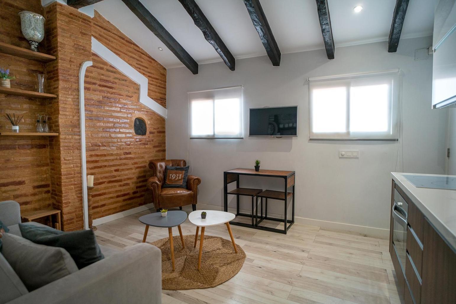 דירות ולנסיה Atico Con Terraza Y Jacuzzi En El Centro חדר תמונה